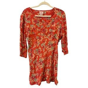 April Cornell Vintage Cottage Core Floral Dress